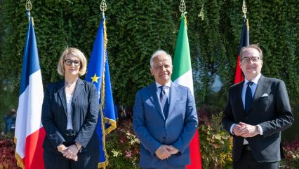 Riunione trilaterale dei ministri dell'Interno di Italia, Francia e Germania a Mirabella Eclano