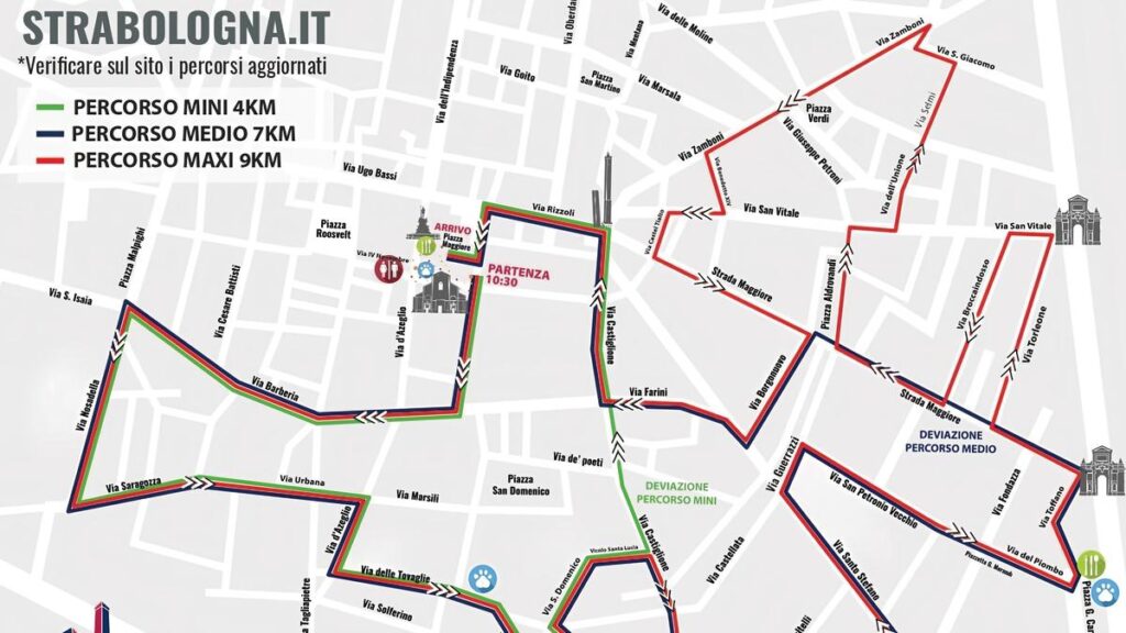 StraBologna 2024: già 12mila iscritti per l'evento del 24 maggio con tre percorsi diversi