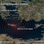 Terremoto di magnitudo 6.0 registrato al largo di Creta il 24 aprile 2026