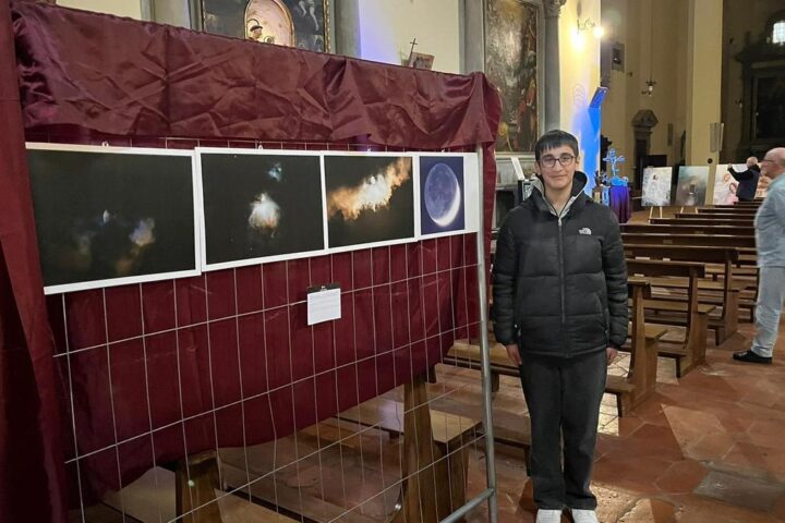 Tommaso Lavecchia, giovane astrofotografo toscano, nominato Alfiero della Repubblica