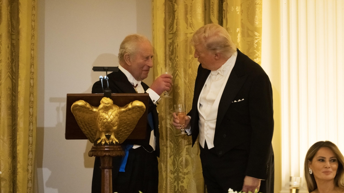 Trump e Carlo III: incontro tra i leader al ricevimento di Stato alla Casa Bianca
