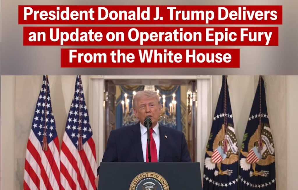 Trump ribadisce il controllo della situazione in Medio Oriente durante il suo discorso alla Nazione