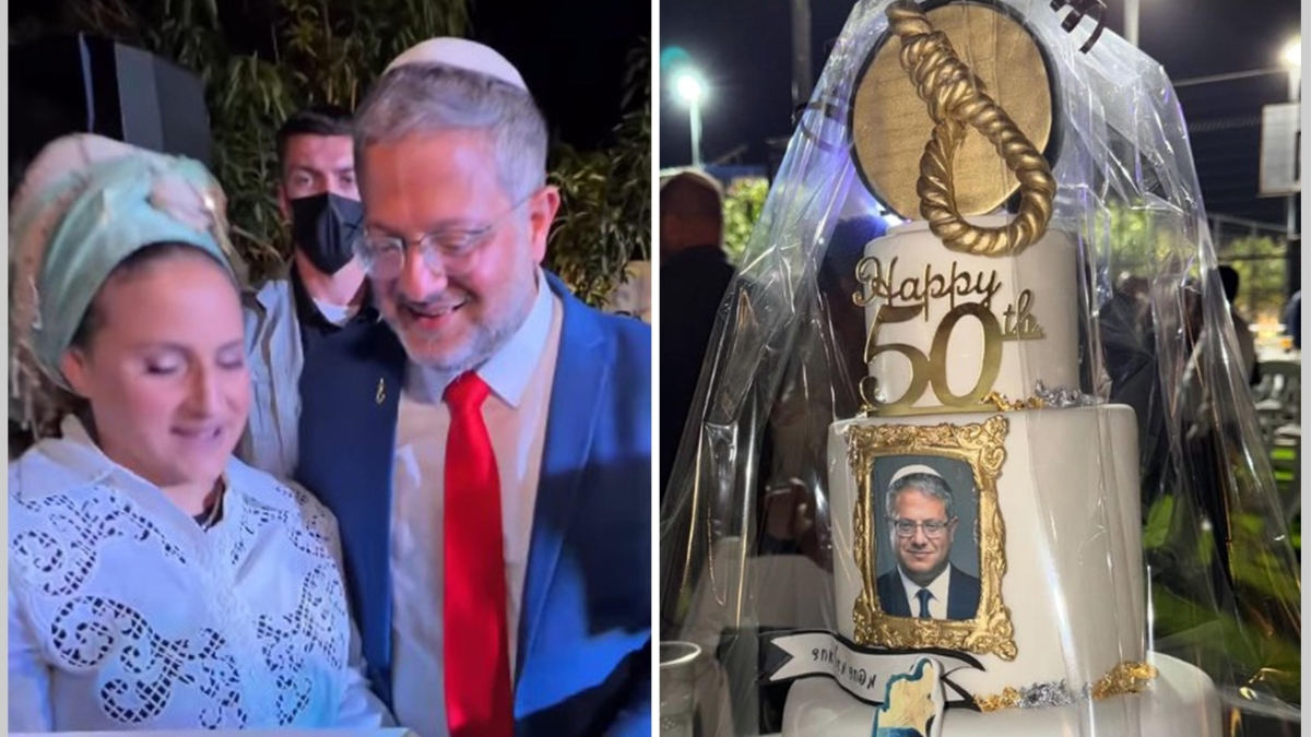 Ben Gvir festeggia i 50 anni con torte a tema impiccagione e polemiche in Israele