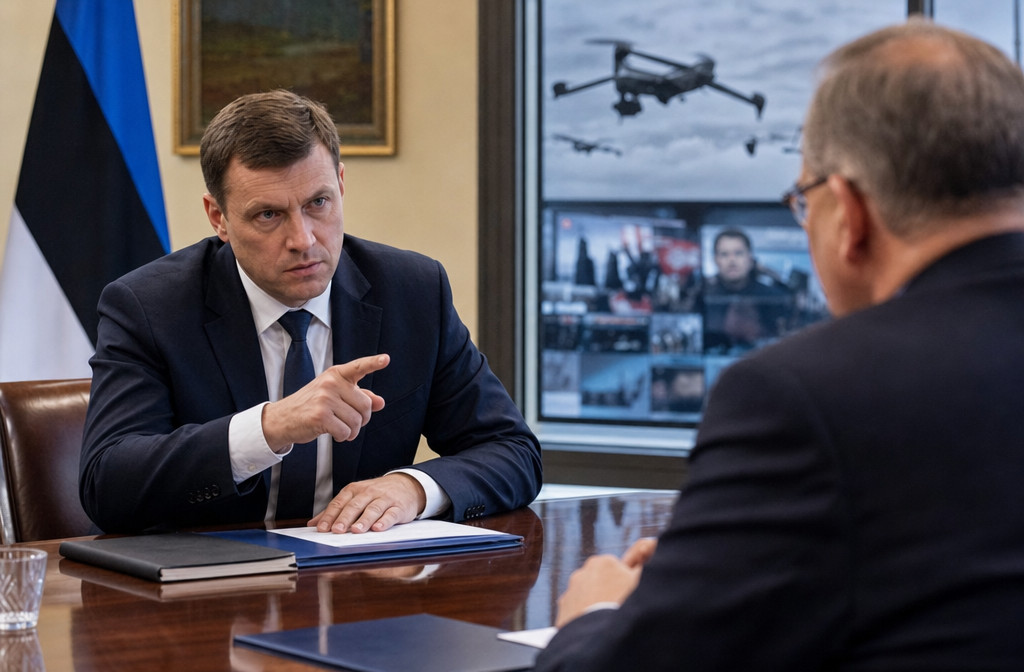 L'Estonia convoca il diplomatico russo per la campagna di disinformazione sui droni