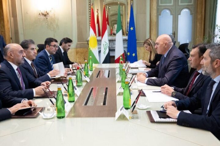 Crosetto incontra Barzani: rafforzamento della cooperazione tra Italia e Kurdistan
