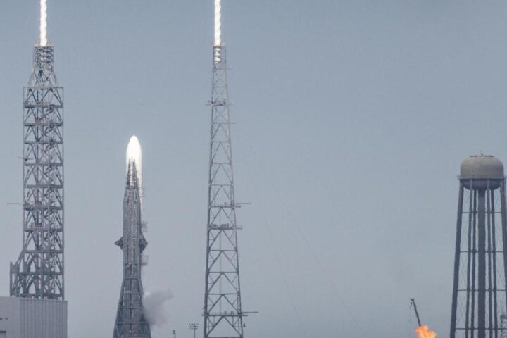 Esplosione del razzo New Glenn di Blue Origin durante i test a Cape Canaveral