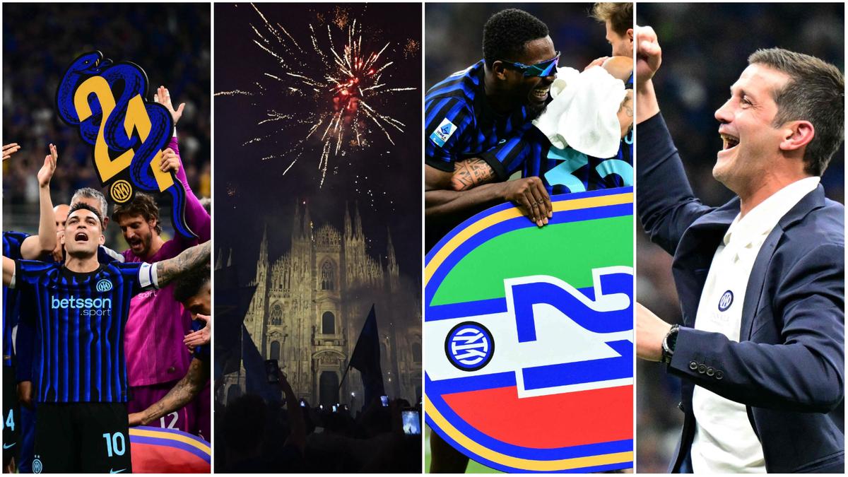 Inter conquista il 21esimo scudetto: festa dei tifosi e fuochi d'artificio a Milano