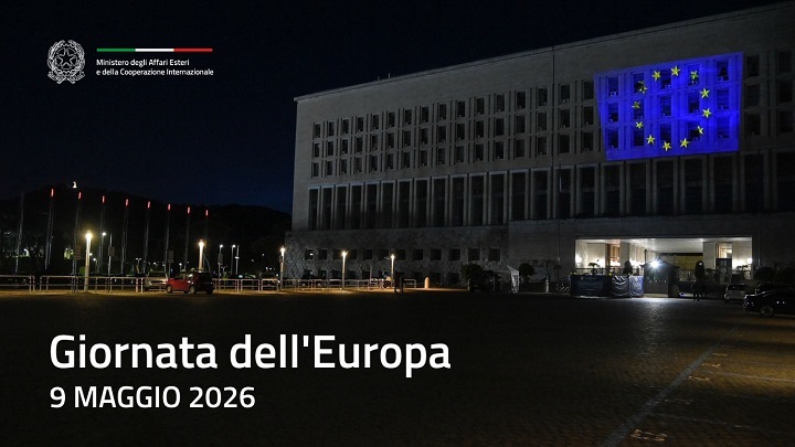 La Farnesina celebra la Giornata dell’Europa con i diplomatici italiani nel mondo