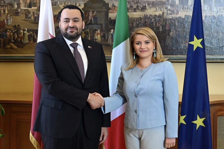Maria Tripodi incontra il ministro degli Esteri del Qatar Al-Khulaifi alla Farnesina