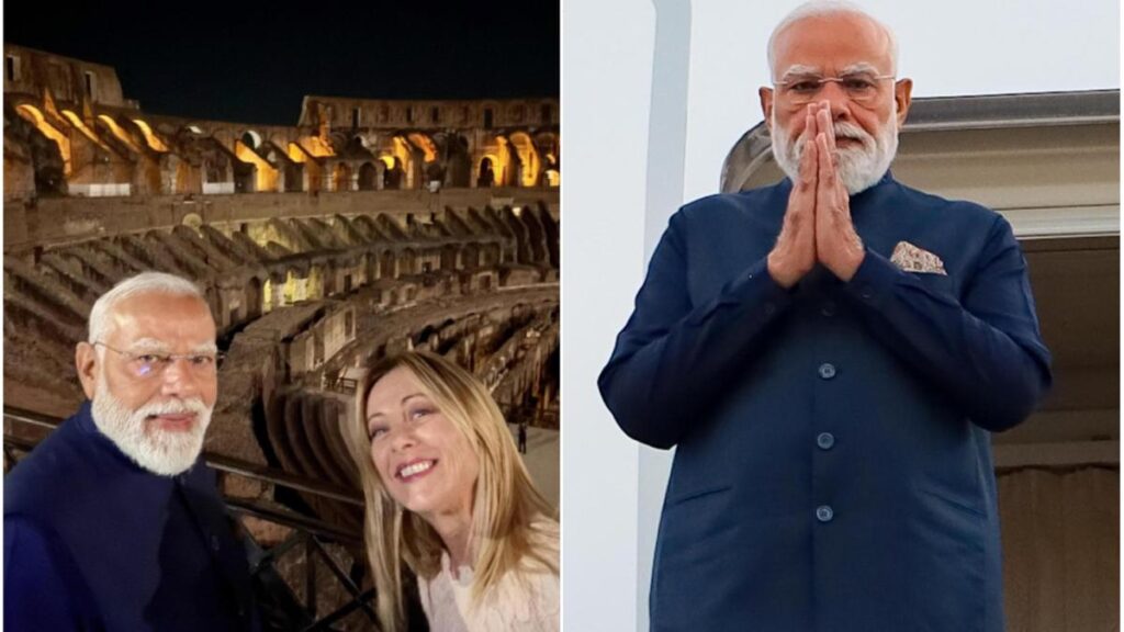 Meloni e Modi al vertice Italia-India: donata pianta di gelso nero a Villa Pamphilj