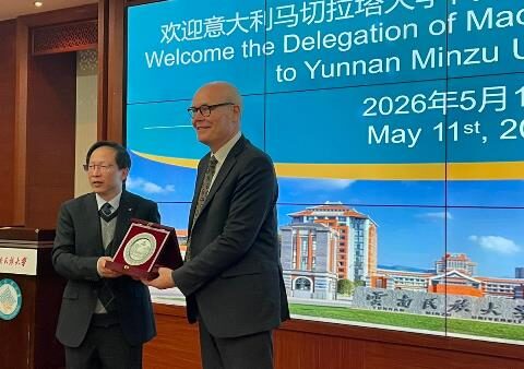 Nuove opportunità di cooperazione accademica tra l'Università di Macerata e la Yunnan Minzu University in Cina