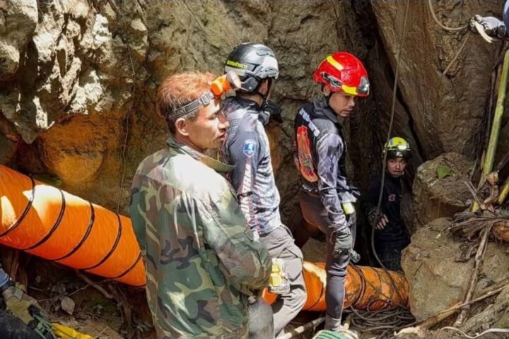 Operazioni di salvataggio in Laos per sette persone intrappolate in una grotta allagata