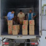 Cibo raccolto a Genova per Gaza distribuito ai profughi in Cisgiordania dopo mesi di attesa