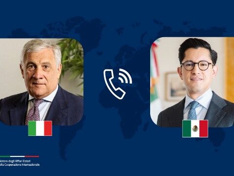 Colloquio telefonico tra Antonio Tajani e Roberto Velasco Alvarez per rafforzare relazioni Italia-Messico
