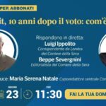 Cosa succede a Londra: la diretta tv con Ippolito e Severgnini, dieci anni dopo il voto sulla Brexit
