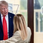 Disgelo tra Donald Trump e Giorgia Meloni al G7 di Evian, la premier: “Siamo sempre amici”