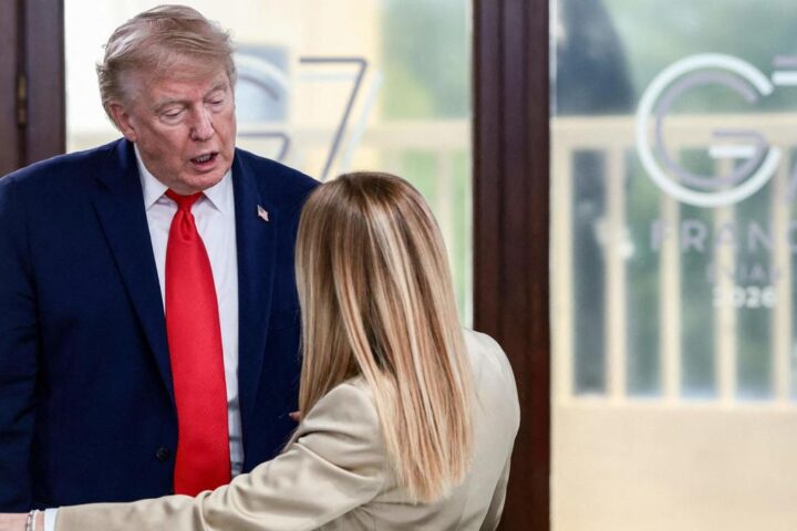 Disgelo tra Donald Trump e Giorgia Meloni al G7 di Evian, la premier: “Siamo sempre amici”