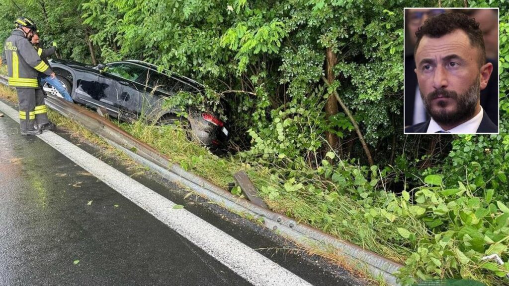 Emanuele Pozzolo sospeso dalla patente per un anno dopo un incidente con tasso alcolico doppio rispetto al limite