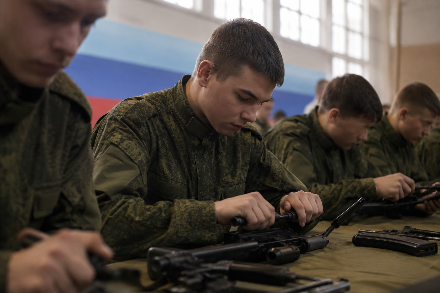 La Russia raddoppia l’addestramento militare nelle scuole e recluta studenti per l’esercito