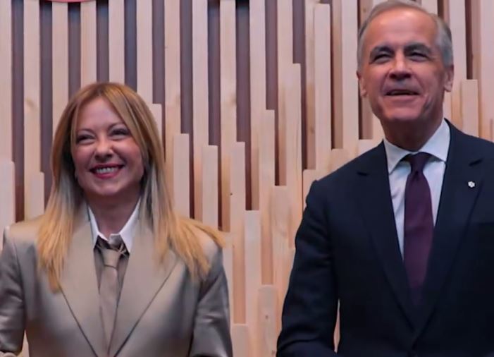 G7: Meloni incontra il premier canadese Carney per rafforzare la cooperazione Italia-Canada