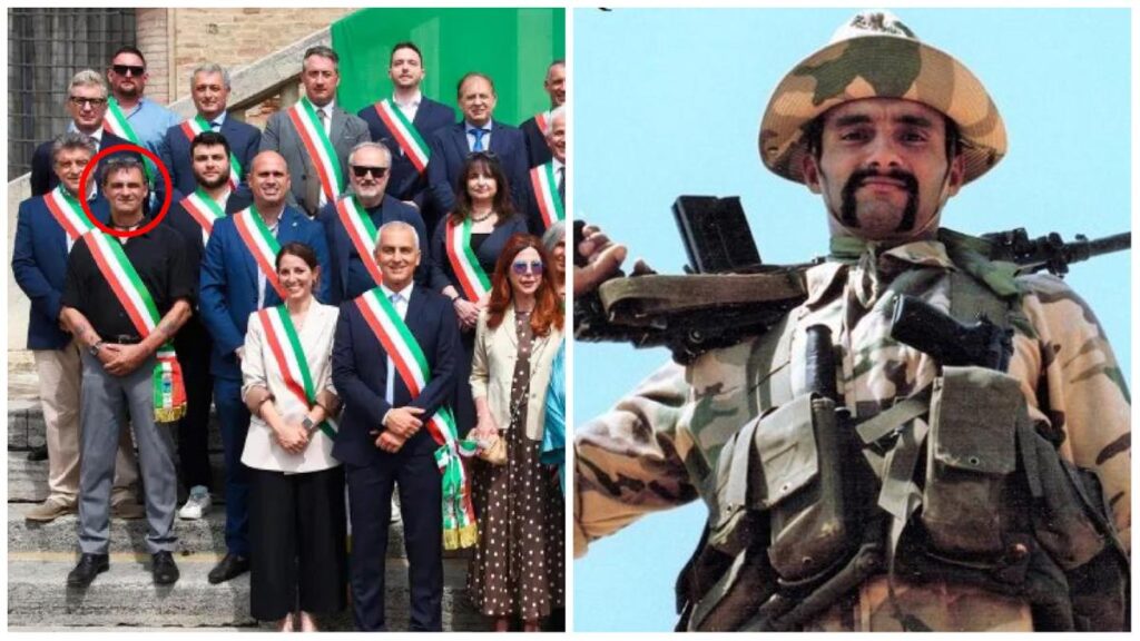 Il sindaco di Pennabilli si presenta in camicia nera, scoppia la polemica