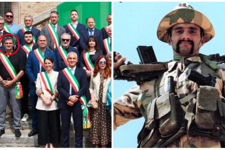 Il sindaco di Pennabilli si presenta in camicia nera, scoppia la polemica