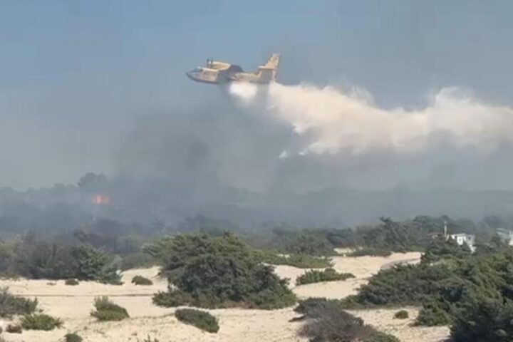 Incendio a Ugento, evacuati 700 turisti da camping e resort di lusso, presente anche Mario Balotelli