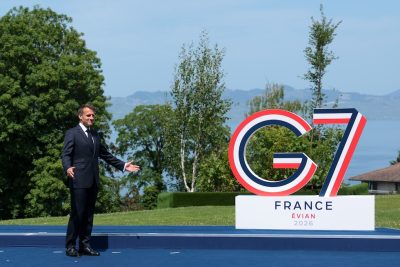 Incontro dei leader del G7 a Évian-les-Bains: le tradizionali foto di gruppo