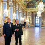 La cena di Trump e Macron a Versailles: il presidente americano elogia la grandeur della reggia