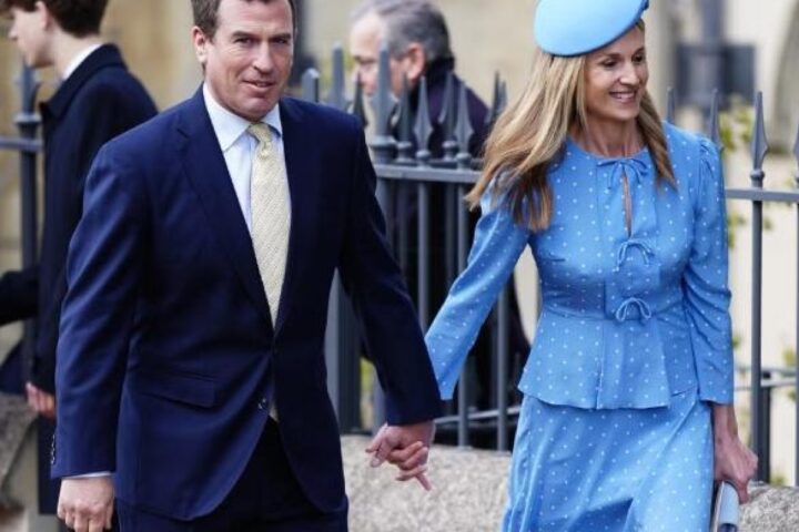 Matrimonio di Peter Phillips, figlio della Princess Royal, con l'infermiera Harriet Sperling nel Gloucestershire