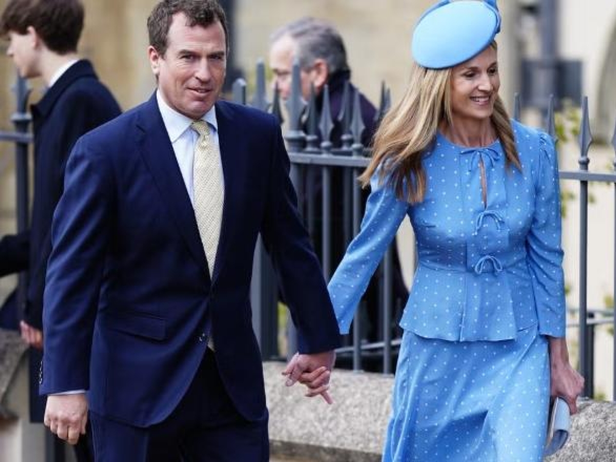 Matrimonio di Peter Phillips, figlio della Princess Royal, con l'infermiera Harriet Sperling nel Gloucestershire