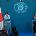 Meloni: l'Italia e il Giappone si impegnano per una cooperazione strategica al G7 di Évian