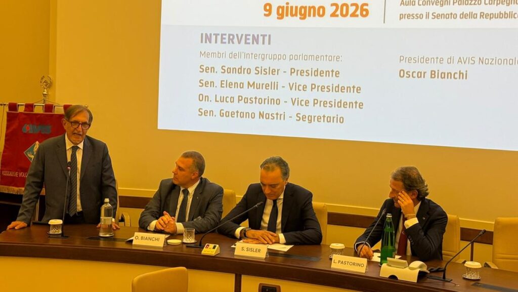 Nasce l'intergruppo parlamentare per i donatori di sangue, un passo verso l'autosufficienza e la sostenibilità del sistema trasfusionale