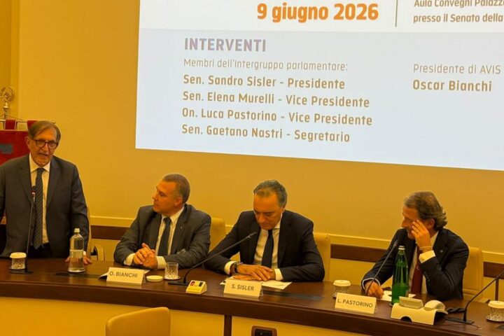 Nasce l'intergruppo parlamentare per i donatori di sangue, un passo verso l'autosufficienza e la sostenibilità del sistema trasfusionale