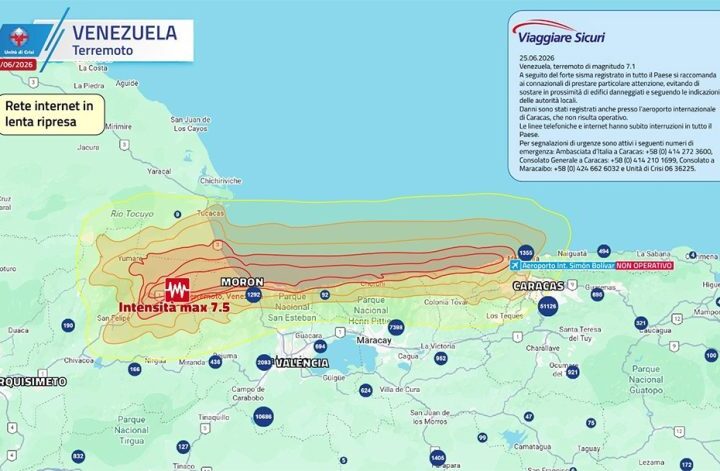 Sisma devastante in Venezuela: 32 vittime e 700 feriti, nessun italiano coinvolto