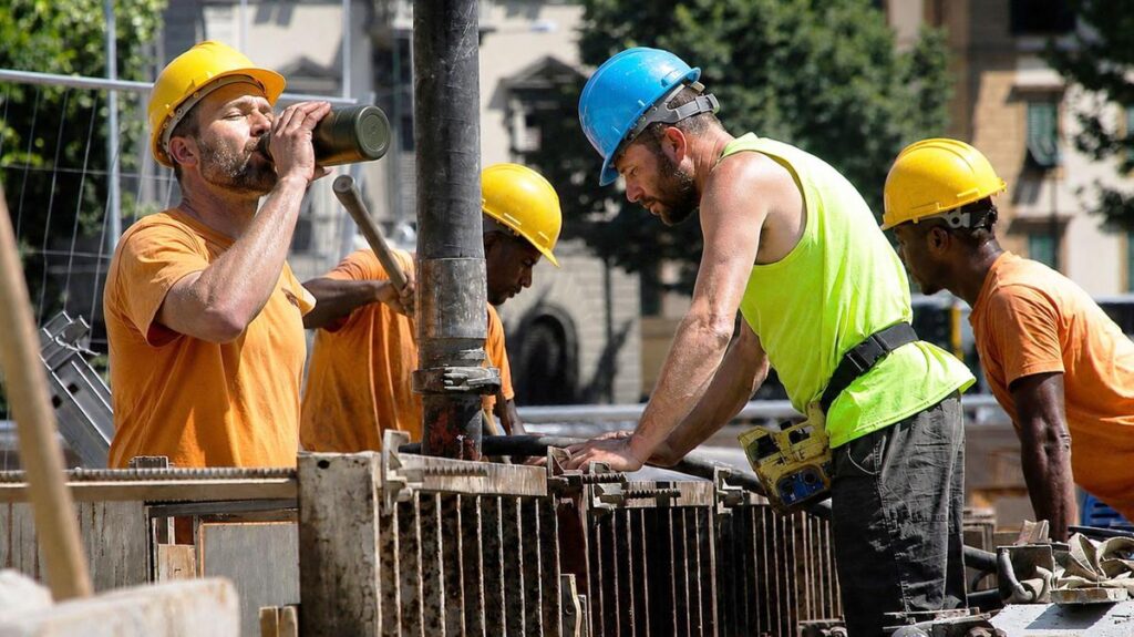 Sos caldo nei cantieri: Cisl chiede misure uniformi per la salute dei lavoratori
