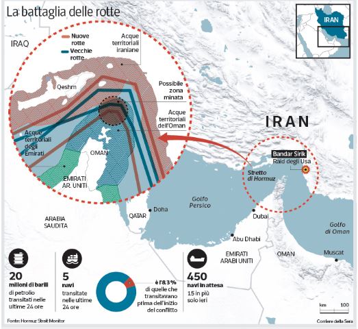 Trump: violazione del cessate il fuoco in risposta all'attacco iraniano nel Golfo di Hormuz