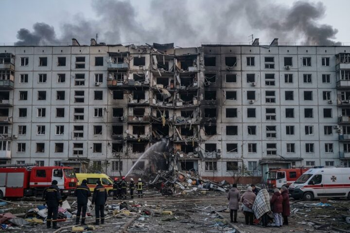 La Russia colpisce l’Ucraina con 358 missili e droni, almeno sette morti e decine di feriti
