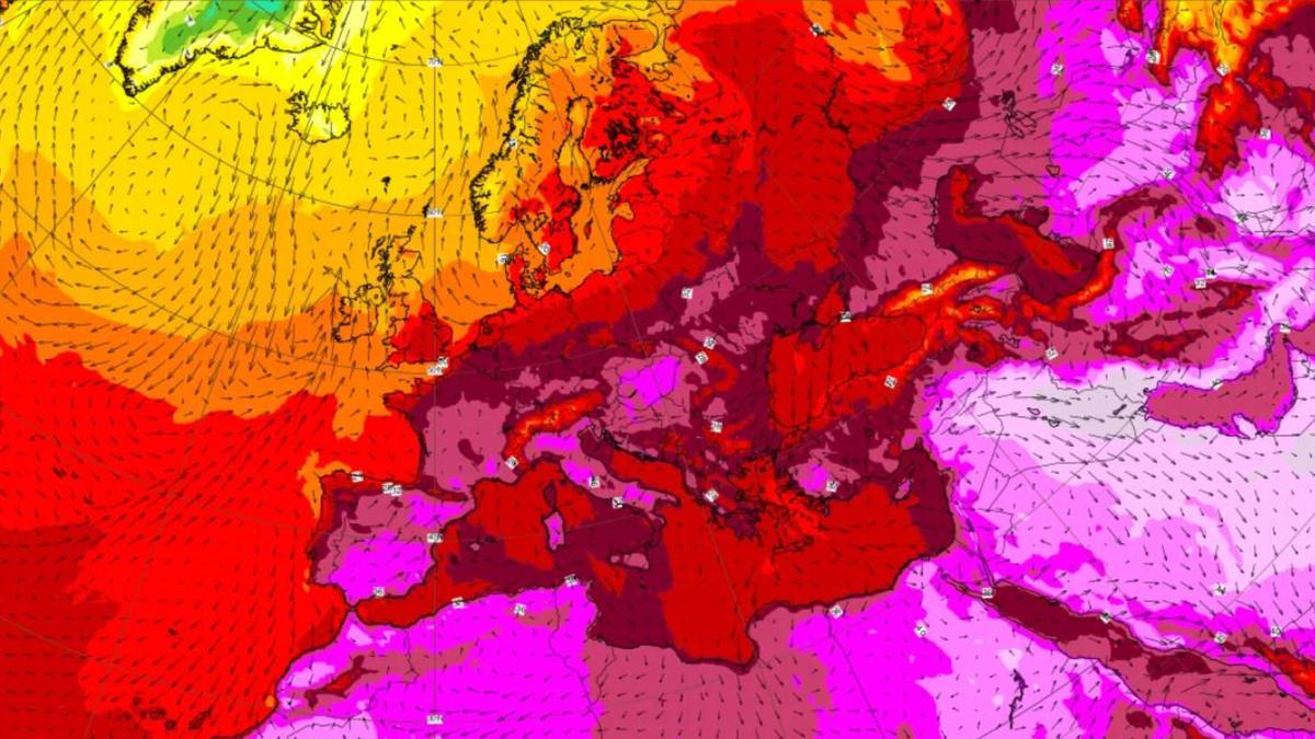 Anticiclone anomalo tra Francia e Italia, ondata di caldo record prevista per il 30 luglio