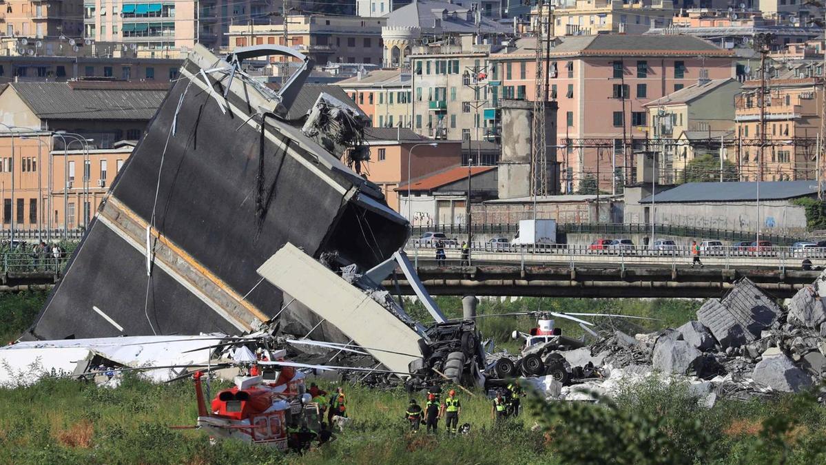Crollo del ponte Morandi: oggi la sentenza del processo, 57 imputati a rischio carcere