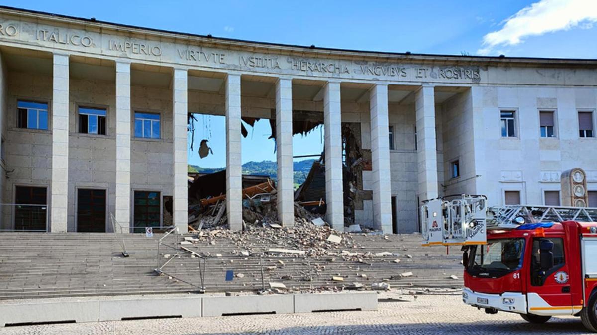 Crollo del tribunale di Bolzano: indagini avviate per crollo colposo