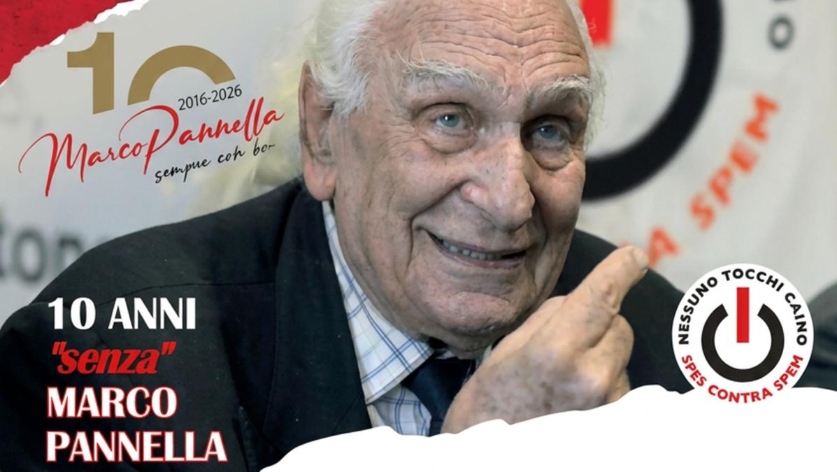 Decennale di Marco Pannella: assemblea di ‘Nessuno tocchi Caino’ a Palermo il 25 luglio
