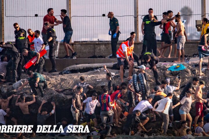 Emergenza migratoria a Ceuta: Sanchez mobilita l’esercito dopo arrivi massicci