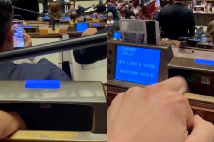 Il video dei sostenitori di Vannacci durante il voto suscita polemiche in aula