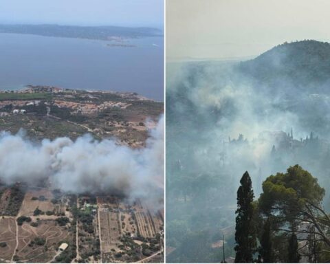Incendi in Sardegna, evacuati anziani e famiglie a Sinnai e Portoscuso
