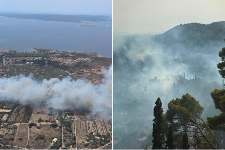 Incendi in Sardegna, evacuati anziani e famiglie a Sinnai e Portoscuso