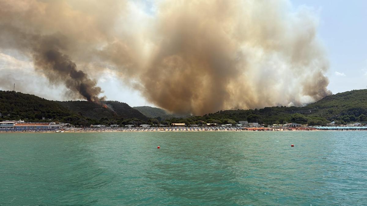 Incendio a Peschici, il sindaco accusa: "Roghi dolosi" e chiede un canadair fisso a Foggia