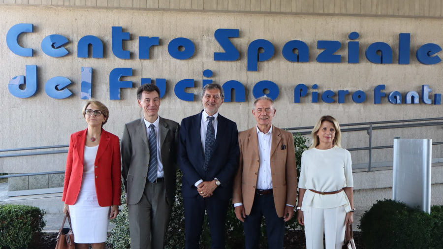 Italia e Francia promuovono l'autonomia strategica europea nello spazio con visita al Centro Spaziale del Fucino