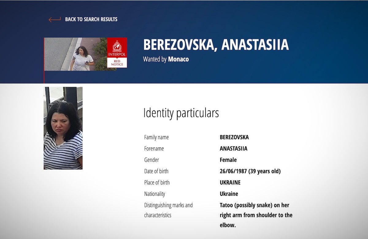 La donna sospettata dell'attentato a Vadym Iermolaiev nel Principato di Monaco trovata morta vicino Kiev