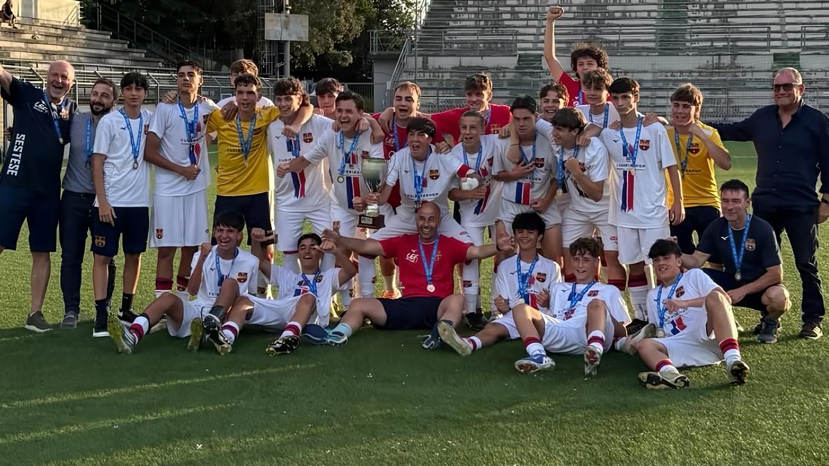 La Sestese trionfa nella Coppa Toscana Under 15 battendo il Grosseto 3-1 a Firenze